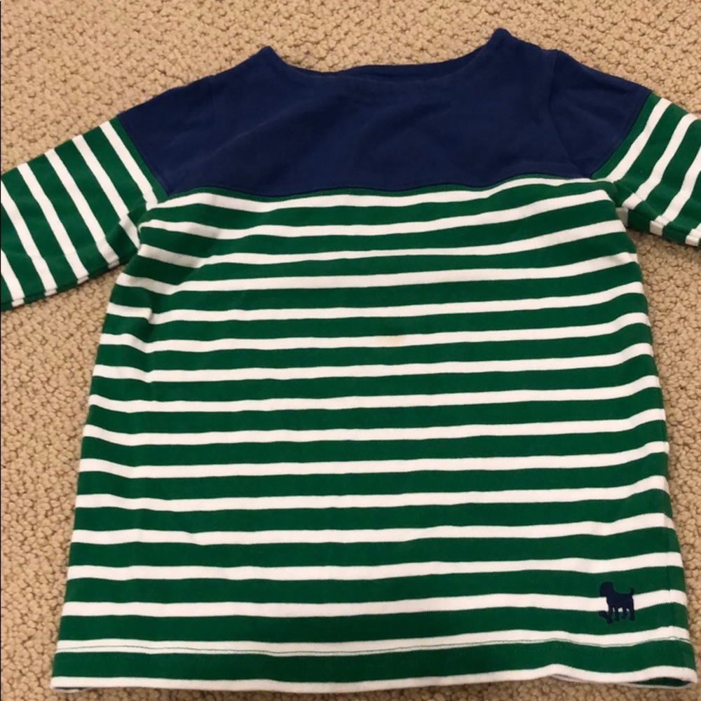 Mini Boden striped longsleeve T